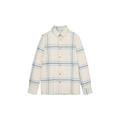 TOM TAILOR Jungen Kinder Flanell-Hemd im Karomuster & Brusttaschen , off white blue big check, 176