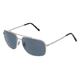 Ray-Ban RB3796 Unisex-Sonnenbrille Vollrand Eckig Metall-Gestell, silber