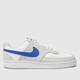 Nike court vision trainers in white & blue