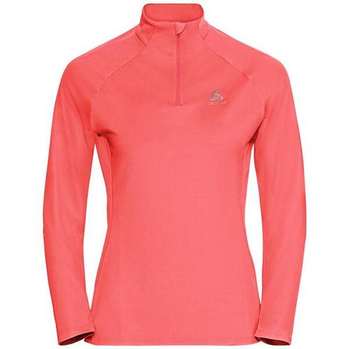 ODLO Damen Midlayer 1/2 zip ESSENTIAL CER, Größe M in Pink