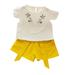 ZRBYWB Elegant Children s Set Girl Crew Neck Sleeveless Flowers Summer Ancient Style Baby Shirt Casual Shirt Casual