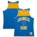 Men's Mitchell & Ness Royal/Gold Los Angeles Rams Gridiron Classics Heritage Colorblock Tank Top