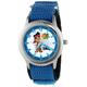 Disney Kids' W000383 Time Teacher Jake The Pirate Stainless Steel Watch with Blue Strap