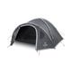 JUSTCAMP Scott 4 blackout camping tent, 4 man dome tent vestibule, sleeping cabin – dark