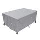 Garden Furniture Cover 250x250x110cm Rectangular/Square Waterproof Rainproof Windproof Anti-UV Patio Furniture Cover 420D Heavy Duty Cube Set Protection Outdoor Garden Patio Furniture Set Cove-Gray