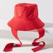 Anthropologie Accessories | Anthropologie Bow-Tie Bucket Hat New | Color: Red | Size: Os