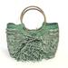 Anthropologie Bags | Anthropologie Rosalita Fringe Small Tote Handbag | Color: Green | Size: 8.5' X 12" X 2"