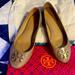 Tory Burch Shoes | Flat Tory Burch, Very Good Conditions, Leather, No Stain, Hardly Used. | Color: Tan | Size: 7.5
