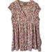 Anthropologie Tops | Anthropologie Vanessa Virginia Ladder Floral Tunic Top | Color: Orange/Tan | Size: M