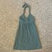 Athleta Dresses | Athleta Halter Dress | Color: Gray/Green | Size: M