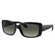 Ray-Ban RB4389 Sunglasses - Women's Black Frame Grey Gradient Lens 55 RB4389-601-71-55