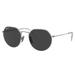 Ray-Ban RB8165 Sunglasses Silver Frame Black Polarized Lens 51 RB8165-920948-51