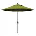 California Umbrella 9' Sun Master Series Patio Umbrella With Matted Black Aluminum Pole Fiberglass Ribs Collar Tilt Crank Lift With Olefin Kiwi Fabric - California Umbrella GSCUF908705-F55