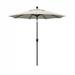 California Umbrella 7.5' Pacific Trail Series Patio Umbrella With Stone Black Aluminum Pole Aluminum Ribs Push Button Tilt Crank Lift With Olefin Beige Fabric - California Umbrella GSPT758302-F22