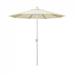 California Umbrella 7.5' Pacific Trail Series Patio Umbrella With Matted White Aluminum Pole Aluminum Ribs Push Button Tilt Crank Lift With Pacifica Canvas Fabric - California Umbrella GSPT758170-SA53