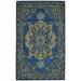 "Boho Roanne Blue Hand-Tufted Wool Area Rug 7'6""x9'6"" - Amer Rug BOH117696"