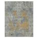 Majestic Hapley Orange/Blue Hand-Knotted Wool Area Rug 9'x12' - Amer Rug MAJ100912