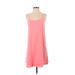 Vero Moda Casual Dress - A-Line: Pink Solid Dresses - Women's Size Small