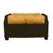 RSH DÃ©cor Indoor Outdoor Single Tufted Ottoman Replacement Cushion **CUSHION ONLY** made with Sunbrella fabric 24 x 20 Canvas Buttercup Yellow