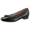 Pumps ARA "BARI", Damen, Gr. 4,5 (37,5), schwarz, Glattleder, Lackleder, elegant, Schuhe Ballerina, mit Lackspitze