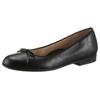 Ballerina ARA "SARDINIA", Damen, Gr. 4,5 (37,5), schwarz, Glattleder, elegant, Schuhe, Loafer, Festtagsschuh, Business Schuh mit Schleife