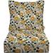 RSH DÃ©cor Indoor Outdoor Pillow Back Deep Seating Chair Cushion Set 23â€�x 24â€� x 5â€� Seat and 25â€� x 21â€� Back Fournett Driftwood Floral