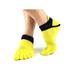 1Pair Unisex Cotton Low Cut Toe Socks Non Slip Yoga Sock For Sport Pilates Exercise Gym