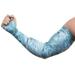 Aqua Design Arm Sun Sleeves for Men UV Protection Forearm Compression Covers: Aqua Sky size S/XS