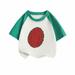 ASEIDFNSA V Neck T Shirts Girls 4T Girls Toddler Kids Baby Boys Girls Gifts for Children Changing Flip Sequins T Shirt Watermelon Tops Short Sleeve Summer Clothes