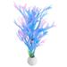 HOMEMAXS 1pc Simulation Staghorn Coral Plastic Aquatic Plants Landscaping Aquarium Fish Tank Decor