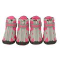 Non Slip Dog Shoes Waterproof Dog Shoes Winter Dog Warm Shoes Non Slip Rain Snow Pet Waterproof Booties For Small Big Dogs Pink No.2