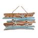 iH casadécor Wall Décor, Wood in Blue/Brown | 6.7 H x 1.2 W x 14.15 D in | Wayfair XA-2044