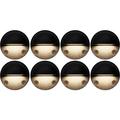 8-Pack Low Voltage LED Deck Lights Mini Size Eyelid Step Lights