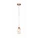 Innovations Lighting 616-1Ph-10-5 Bell Pendant Bell 5 Wide Mini Pendant - Antique Copper
