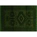 Ahgly Company Indoor Rectangle Persian Green Traditional Area Rugs 8 x 12