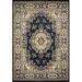Rugs Navy Blue Oriental 2x3 Area Rug Traditional Persian Bordered Mat Carpet Rugs - Actual Size 1 9 x 2 11