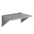 AmGood 36 Long x 24 Deep Stainless Steel Wall Shelf | NSF Certified | Appliance & Equipment Metal Shelving | Kitchen Restaurant Garage Laundry Utility Room