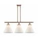 Innovations Lighting - Cone - 3 Light Island In Industrial Style-11 Inches Tall
