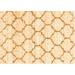 Ahgly Company Indoor Rectangle Trellis Orange Contemporary Area Rugs 7 x 9