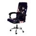 Office Chair Cover with Durable Zipper Printed Washable Stretchable Desk Chair Cover High Back Computer Chair Cover Office Chair Seat Slipcover