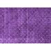 Ahgly Company Indoor Rectangle Persian Purple Bohemian Area Rugs 5 x 7