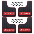 Car Mud Flaps Mudguard Scratch Resistant No Collision for Truck Car SUV 4Pcs