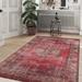 Brown/Red Rectangle 4'11" x 7'7" Area Rug - East Urban Home Jakayla Oriental Machine Made Machine Woven Polyester Area Rug in Red/Brown/Beige Polyester | Wayfair