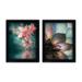 East Urban Home Single Picture Frame Graphic Art Set on Glass in Black/Green/Pink | 18 H x 1.57 D in | Wayfair C648861AAAC147368FA62AC791748A88