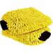 2-Pack Premium Chenille Car wash Mitt Microfiber Wash Gloves Car Cleaning Microfiber Mitt Cleaning Microfibre Cloths for Car Cleaning & Household Cleaning