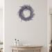 Primrue 18" PVC & PE Blend Wreath in Indigo | 18 H x 18 W x 18 D in | Wayfair 51F6BD2A2FE2485C97E9E38E5CDC4BF4