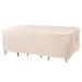 2023 F&J Outdoors Patio Rectangular Table Cover w/ 3 Year Warranty in Brown | 27.5 H x 126 W x 83 D in | Wayfair FJ-US-WFG-M07