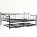 Red Barrel Studio® Full/Double Steel Daybed w/ Trundle Metal | 36.6 H x 56.4 W x 79 D in | Wayfair E6C21D89C0A74BCB9DAAA907F064C71B