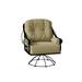 Woodard Derby Outdoor Rocking Chair in Gray/Black | 41.25 H x 35.5 W x 34.75 D in | Wayfair 4T0077-92-71A