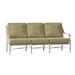 Woodard Delphi 80" Wide Patio Sofa w/ Cushions Metal/Sunbrella® Fabric Included in Gray/Brown | 33.25 H x 80 W x 32.75 D in | Wayfair 850620-70-05A